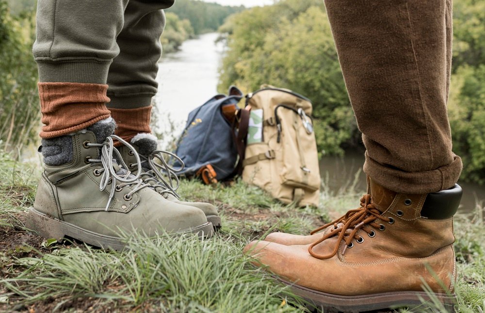 double mountaineering boots