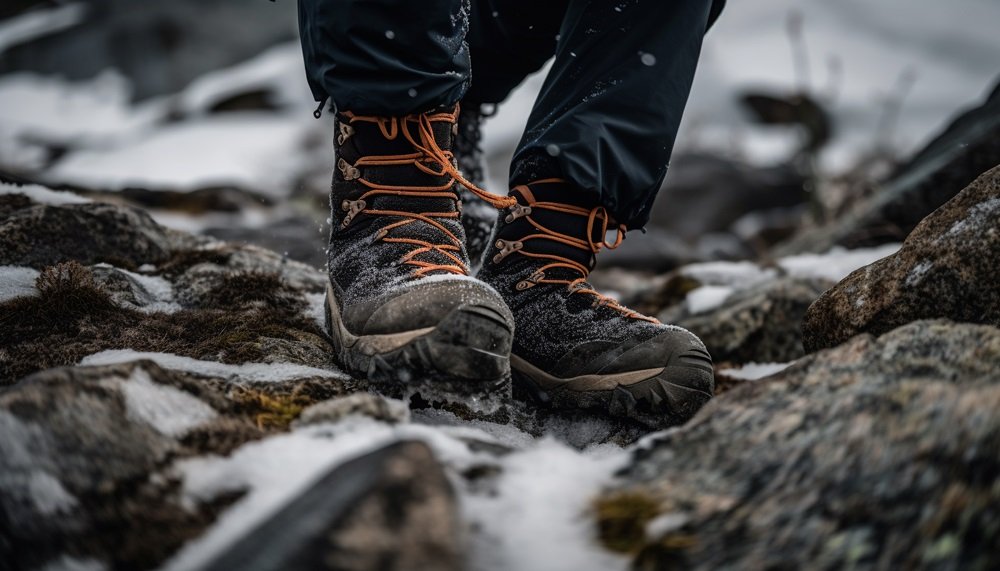 double mountaineering boots