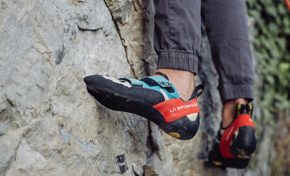 rock climbing shoes