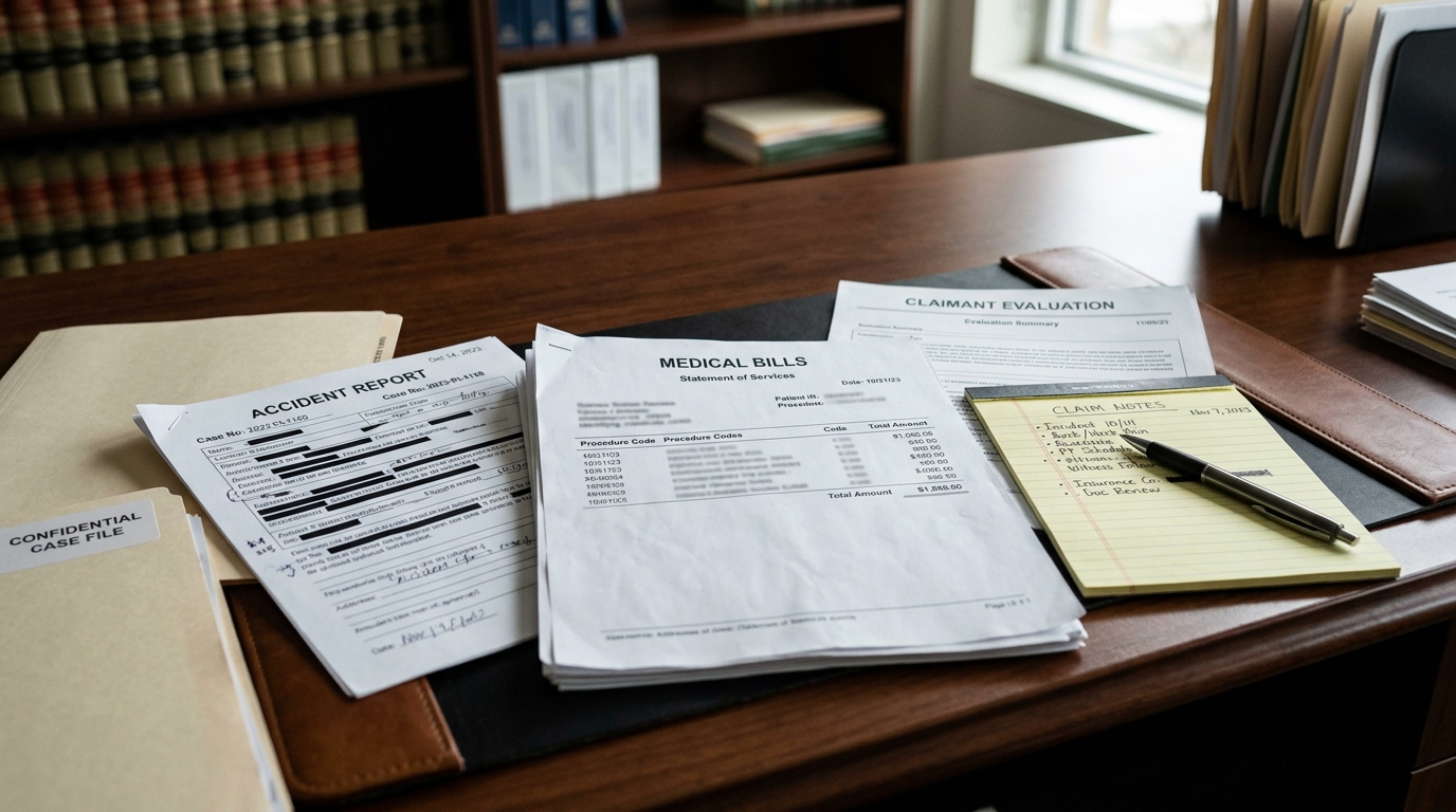 New York personal injury insurance evaluation documents